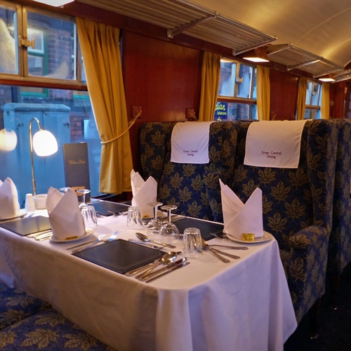 steam train journeys with dining